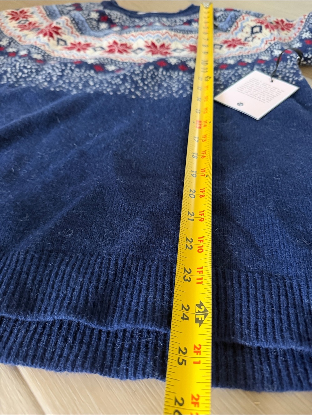 Tabitha Webb Nordic Fair Isle Lambswool Sweater | Size Medium | NWT - Picture 7 of 8